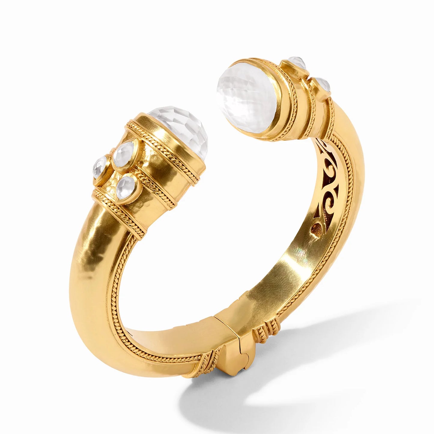 Iridescent Clear Stone Cannes Cuff