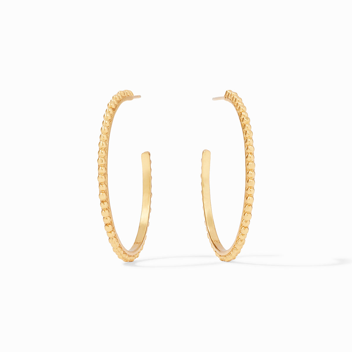 Julie Vos Colette Bead Hoop, Gold
