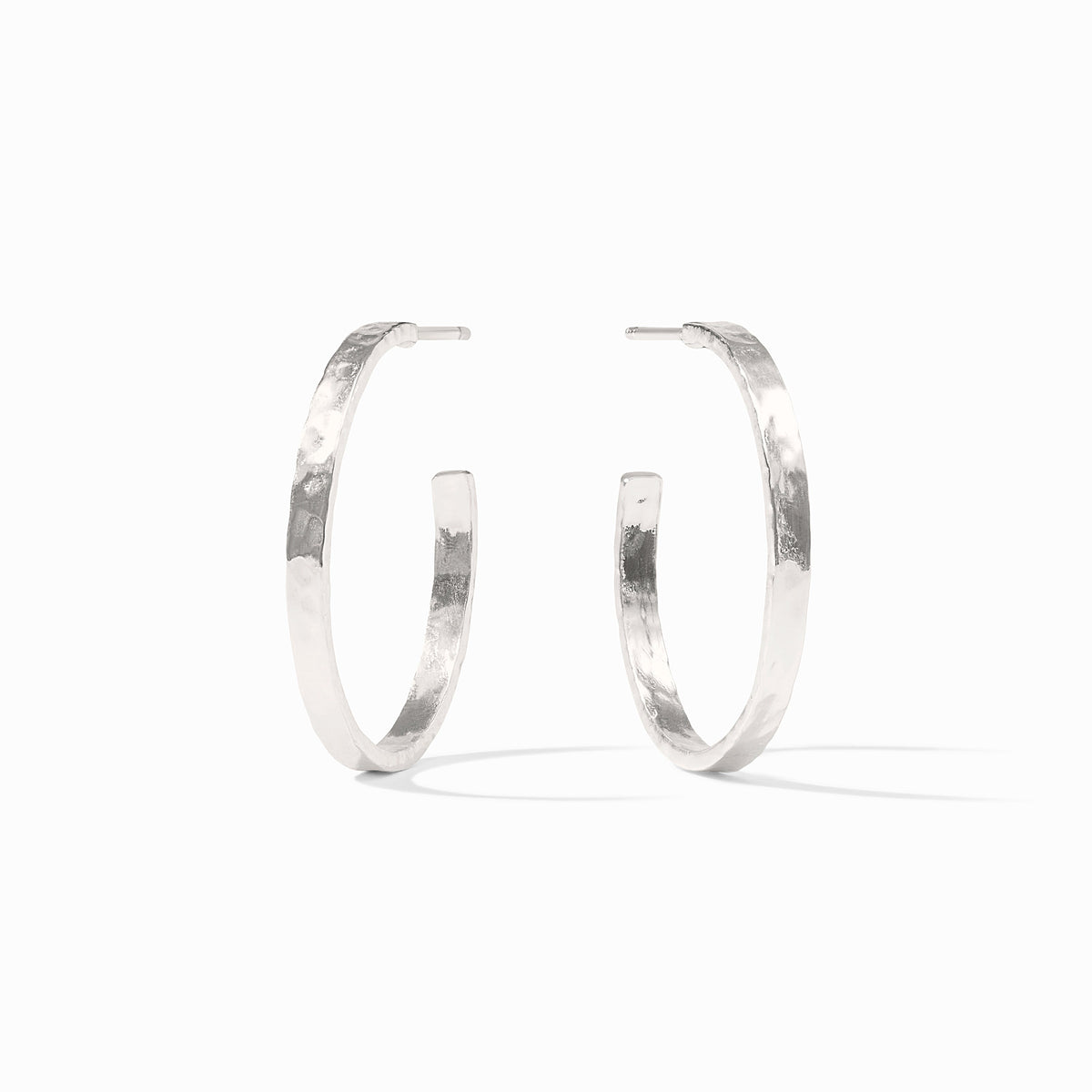 Julie Vos Sterling Crescent Hoop