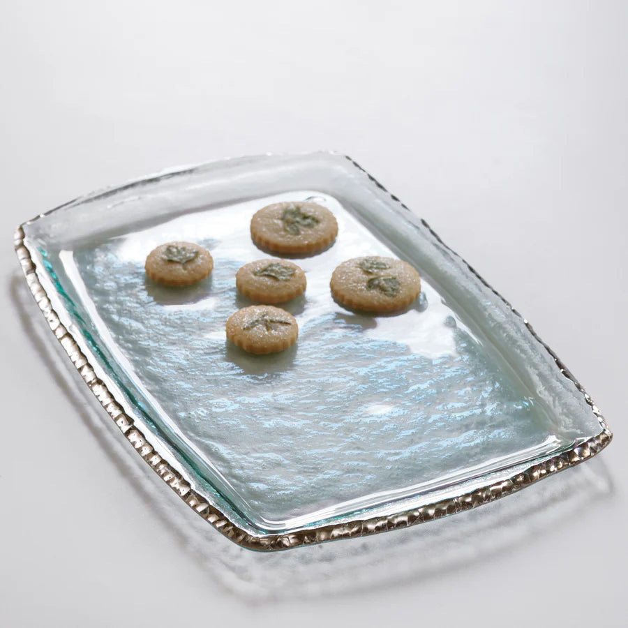 Platinum Edgy Martini Tray