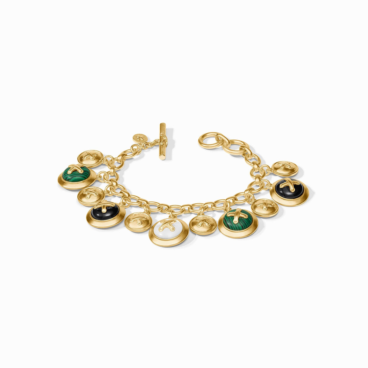 Julie Vos Essex Charm Bracelet, Multi Stone