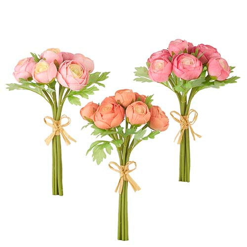 11" Real Touch Ranunculus Bundle