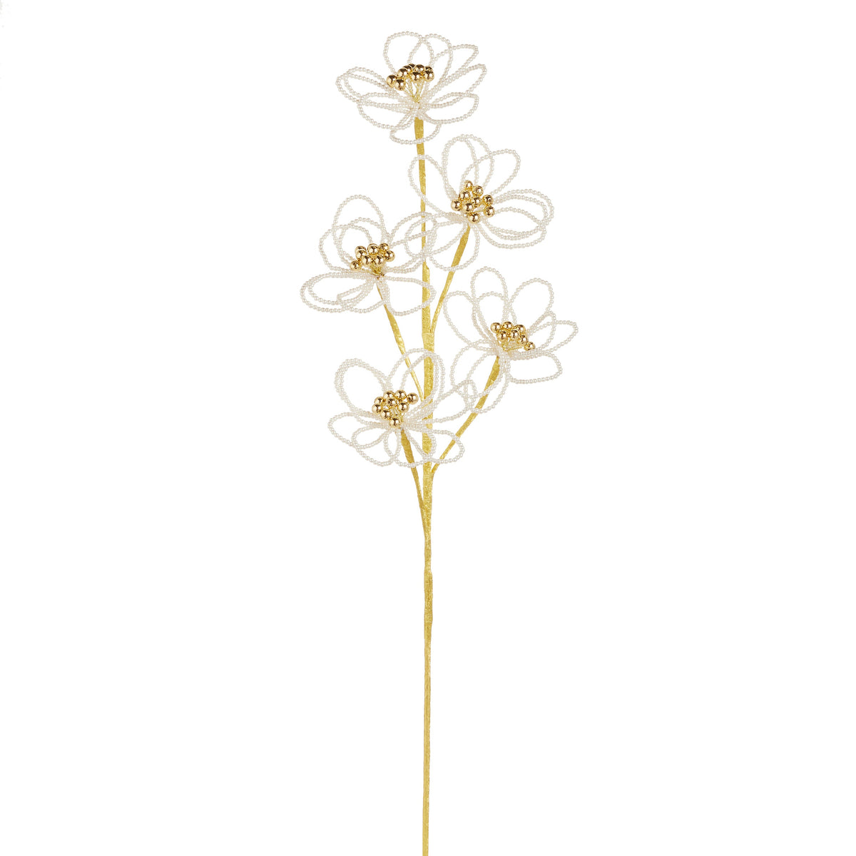 30" Pearl Floral Spray