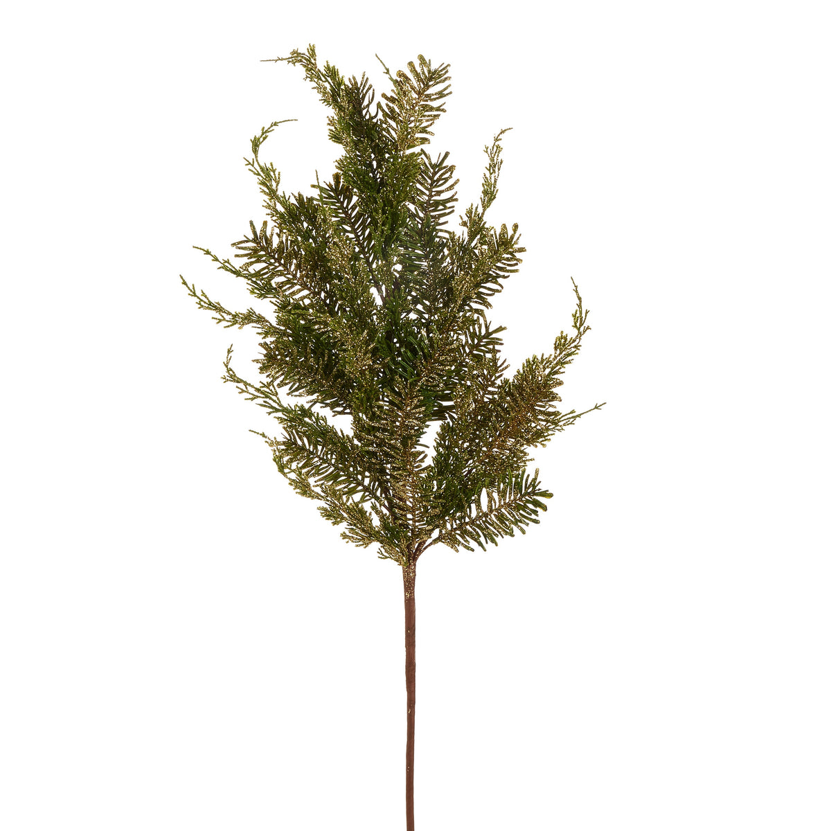 37.5" Gold Glittered Pine Spray