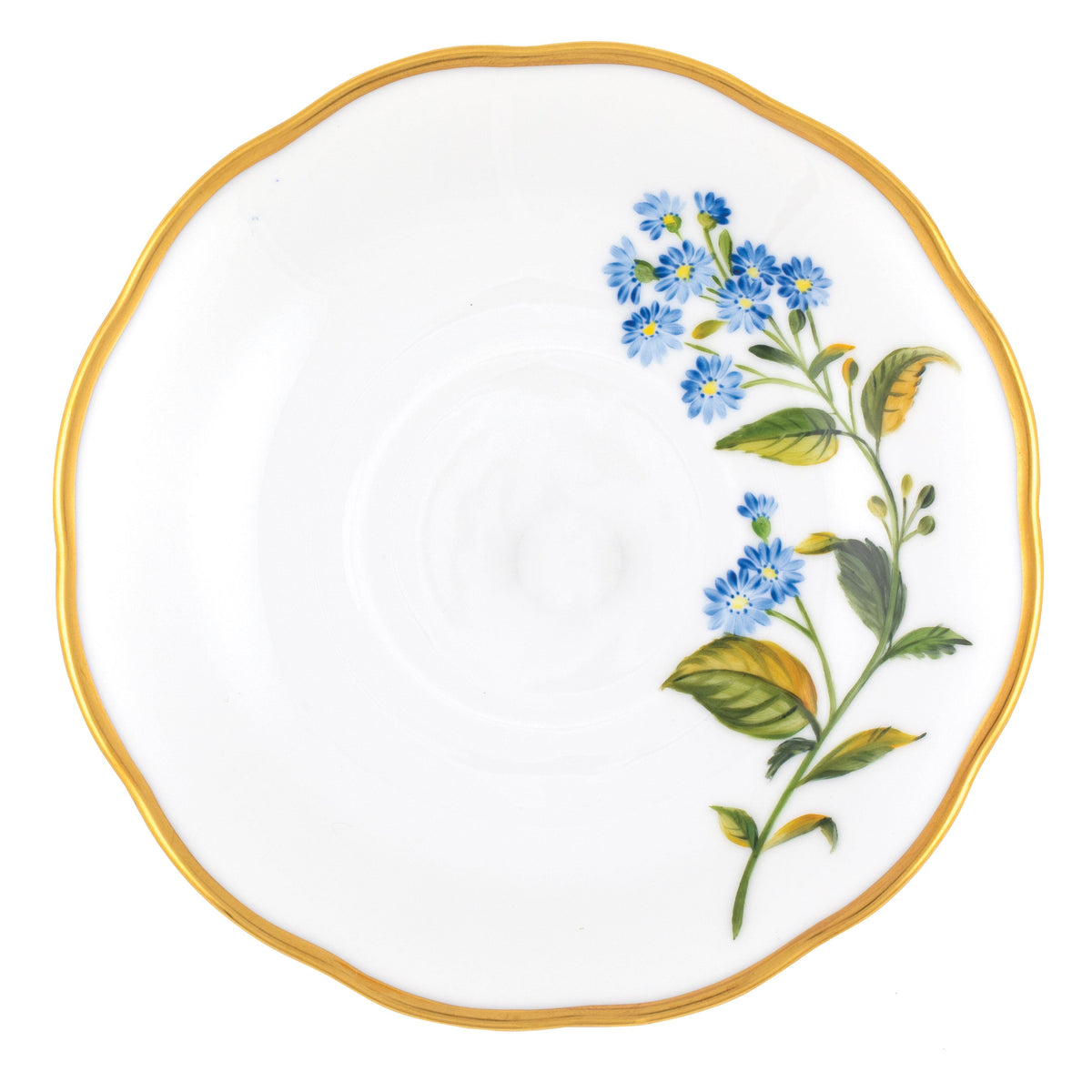 American Wildflowers Tea Saucer, Wood Aster
