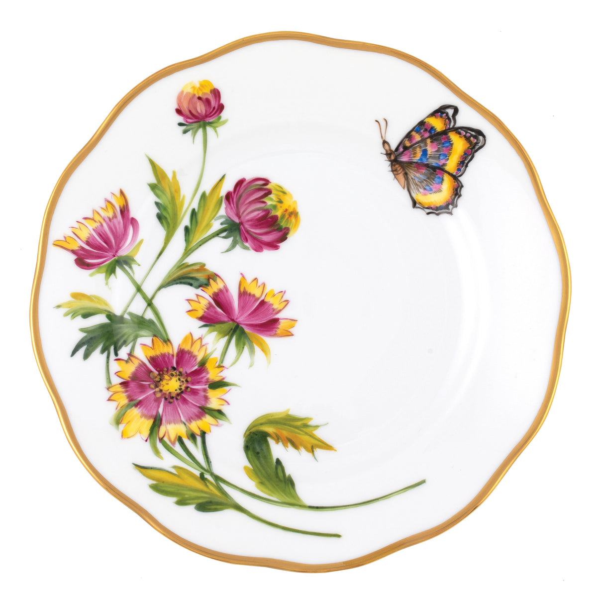 American Wildflowers Bread and Butter Plate, Indian Blanket Flower