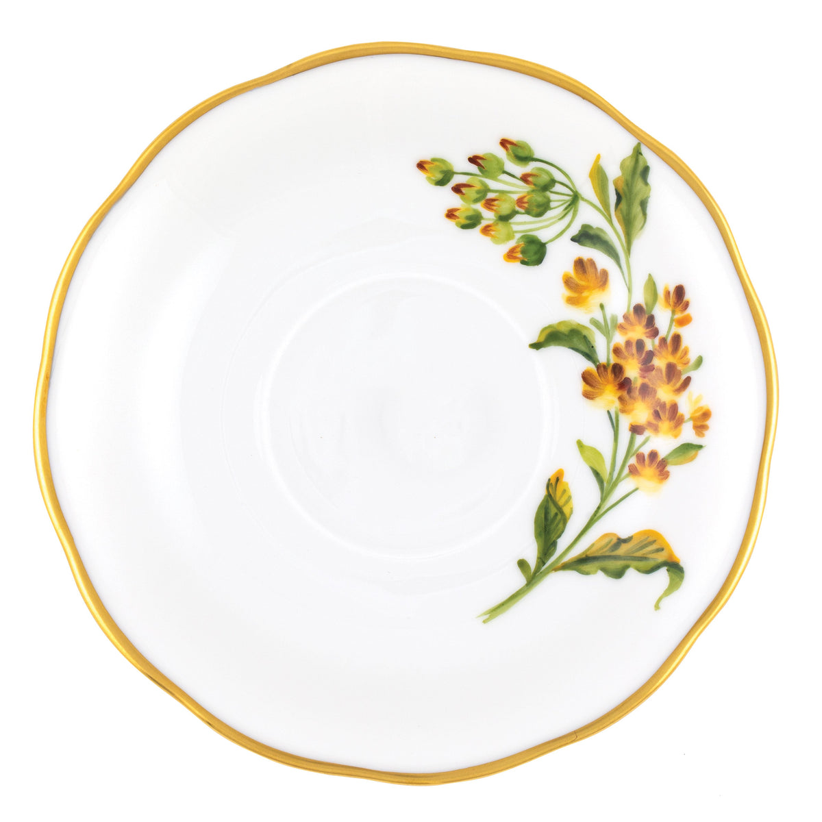 American Wildflowers Tea Saucer, Butterfly Weed