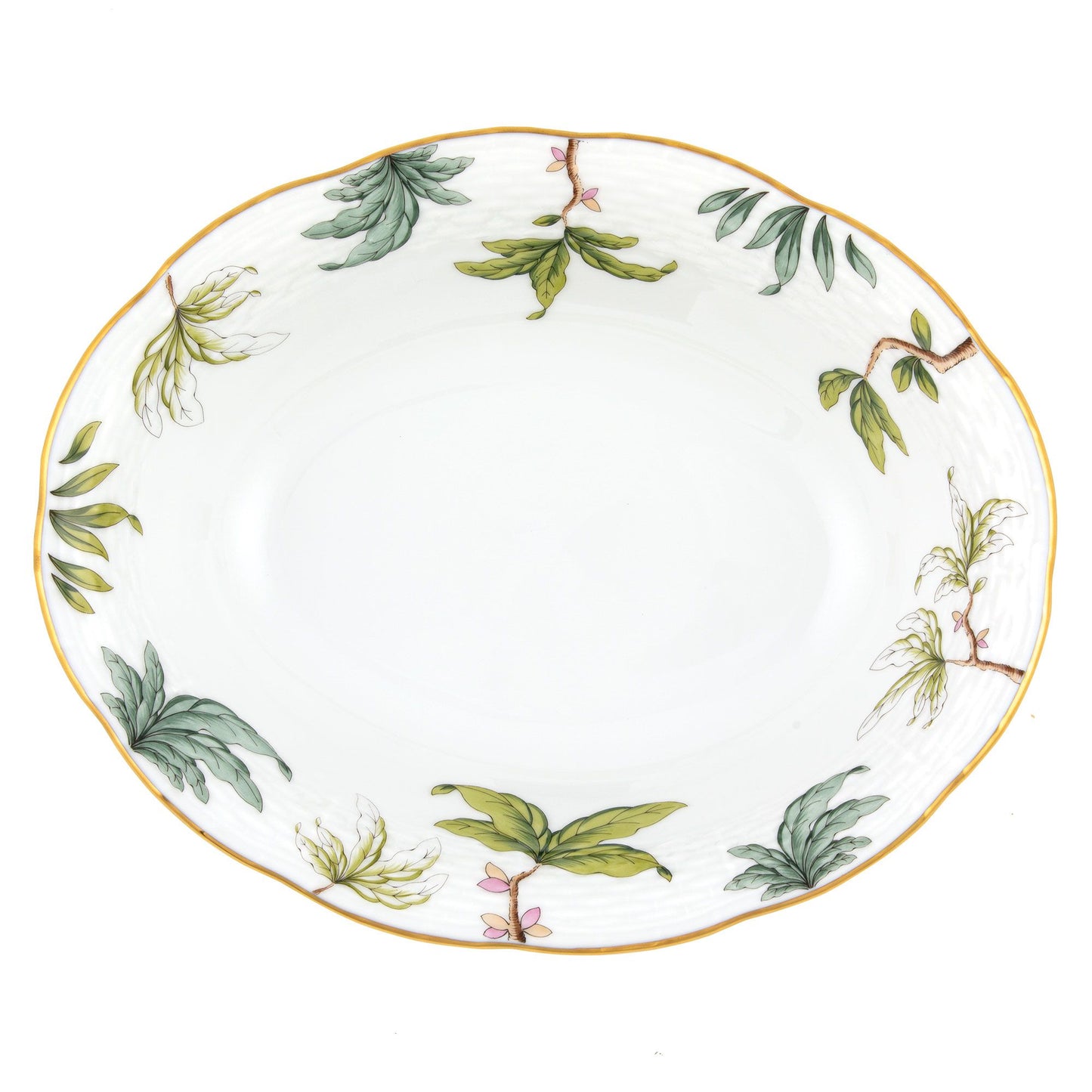 Foret Garland Oval Vegetable Dish in Multi