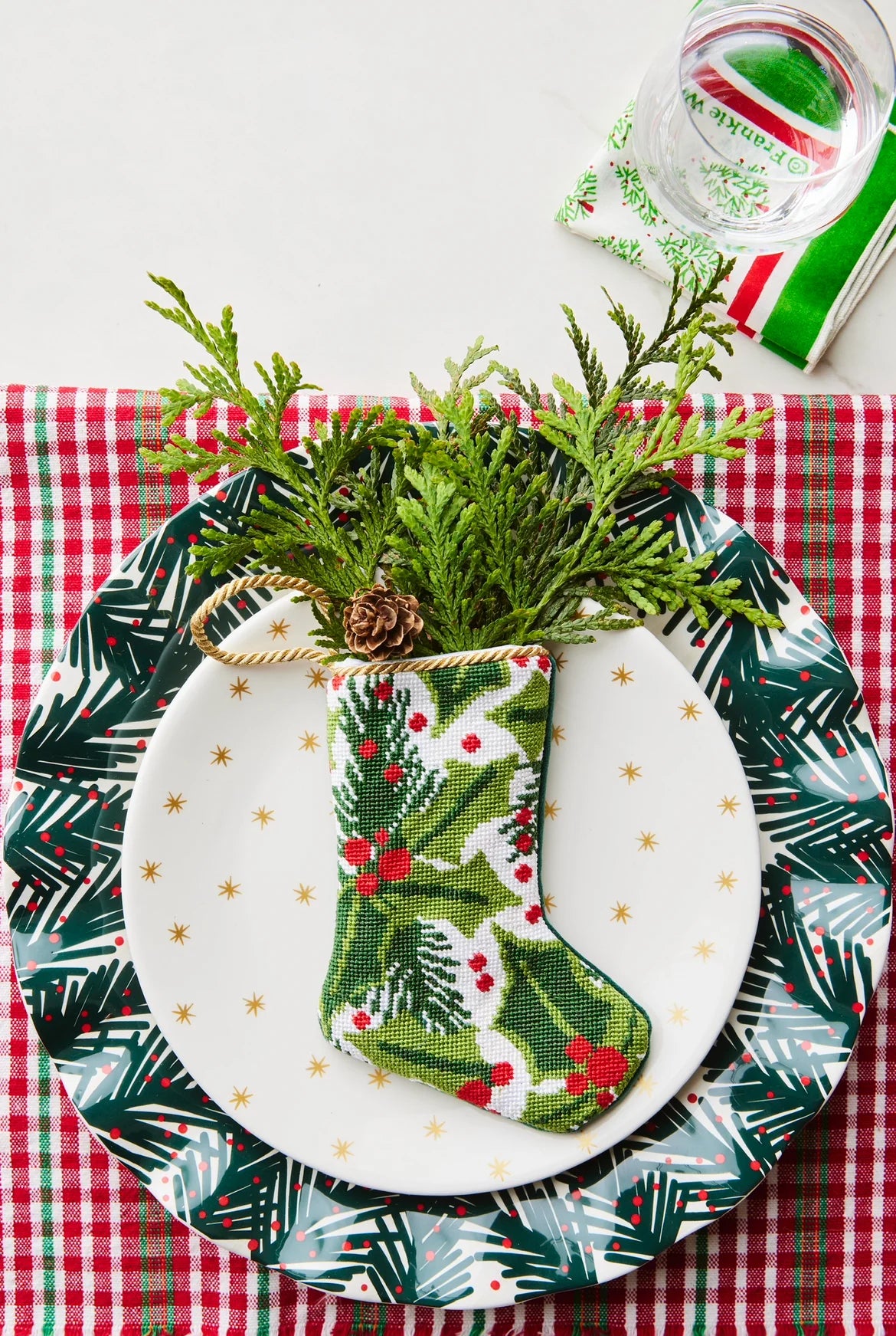 Coton Colors Balsam and Berry Bauble Stocking