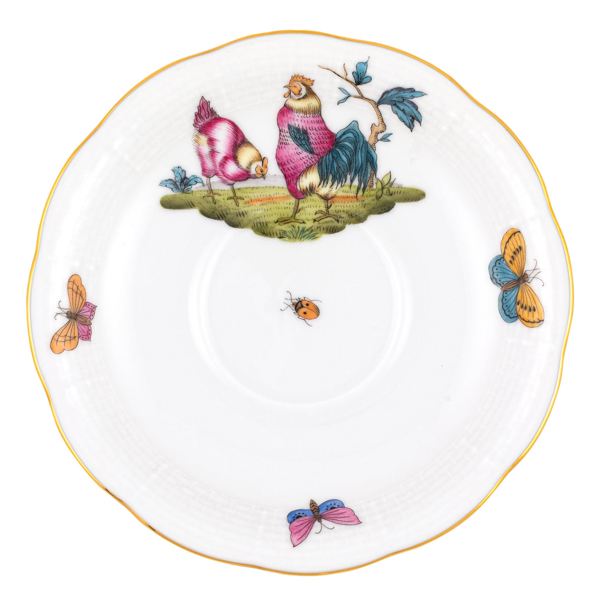 Chanticleer Tea Saucer, Motif 2