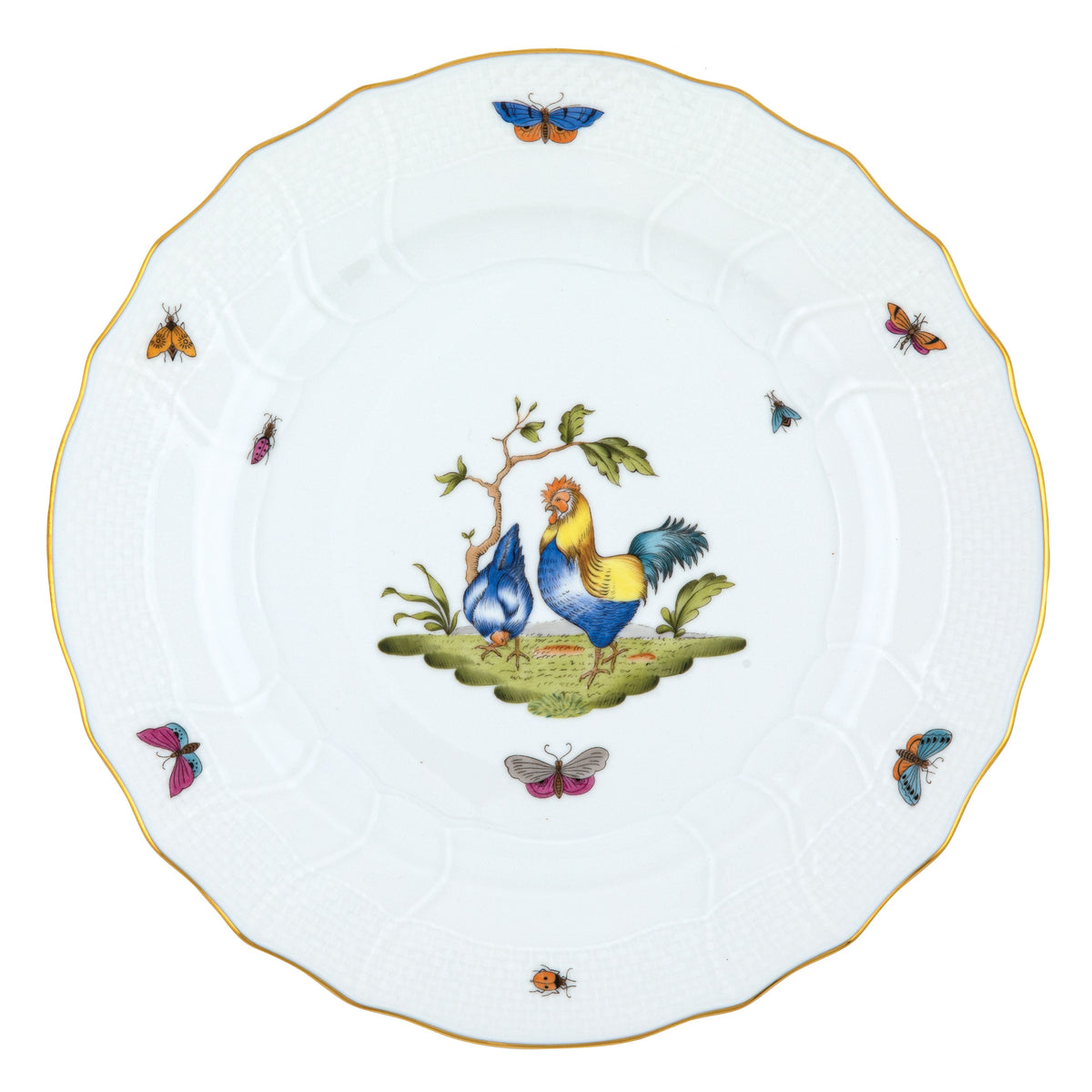 Chanticleer Dinner Plate, Motif 3
