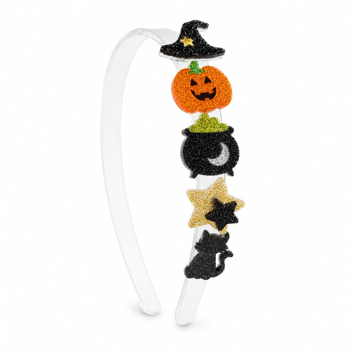 Lilies & Roses NY Pumpkin Cat Stars Headband