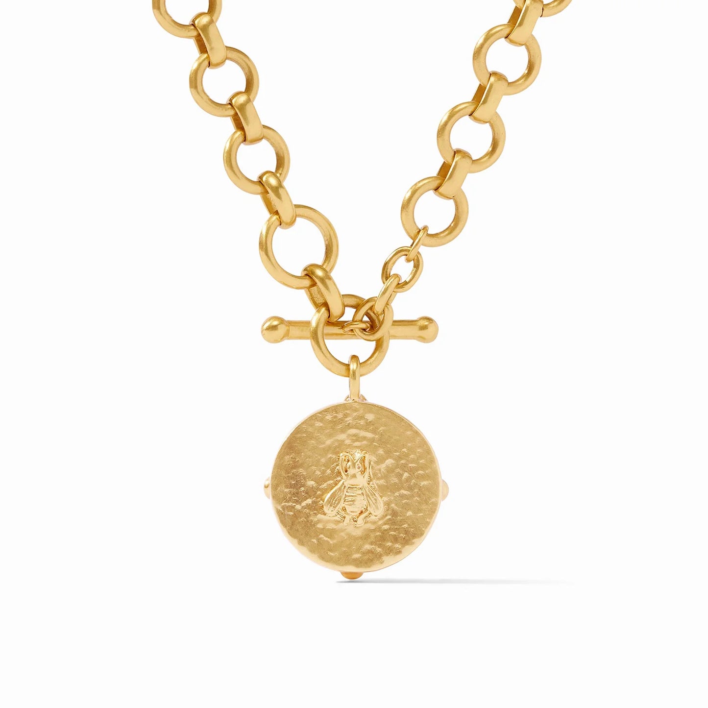 Mother of Pearl Honeybee Stone Demi Necklace