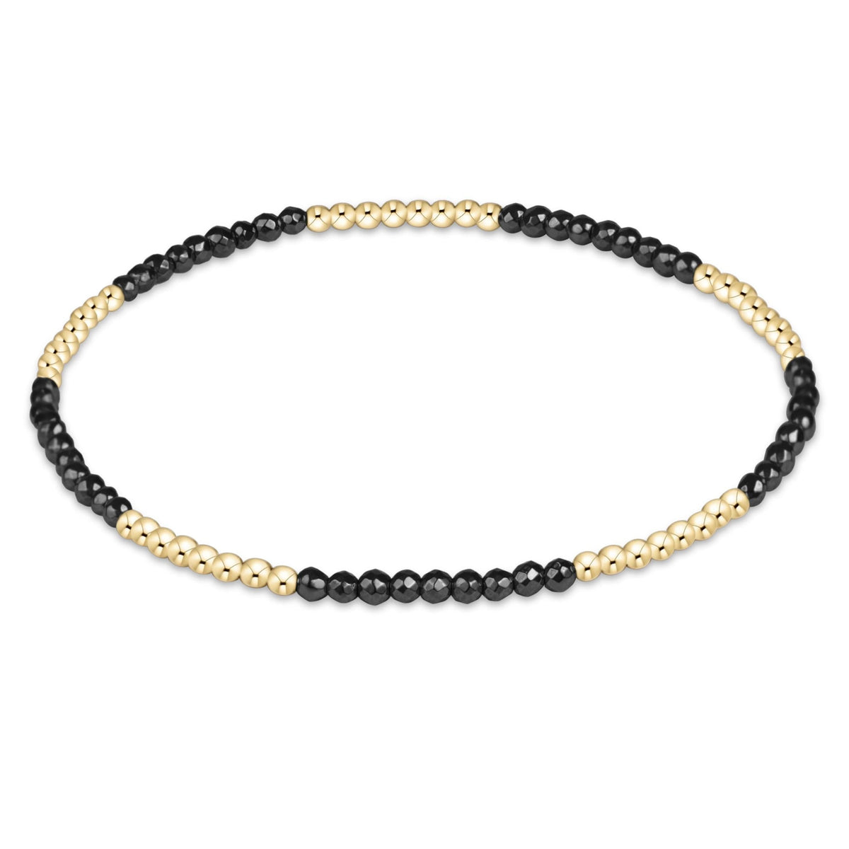 enewton Blissful Faceted Hematite 2mm Bracelet