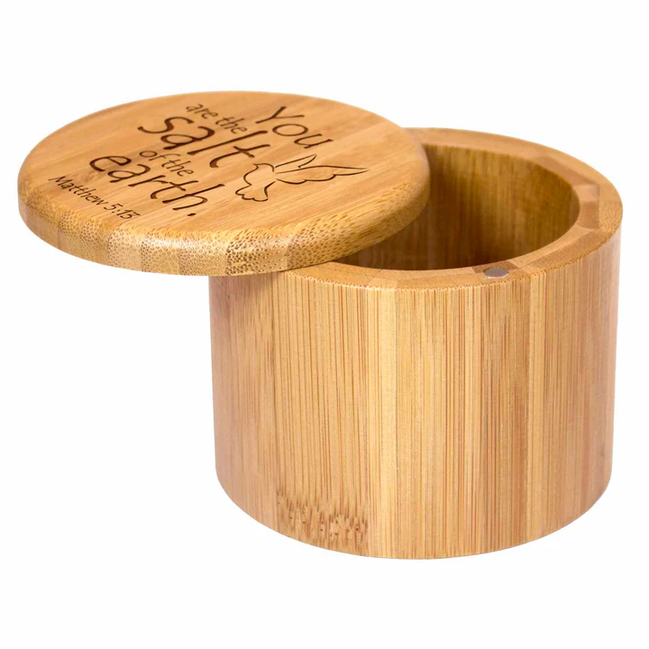 "Salt of the Earth" Engraved Salt Box