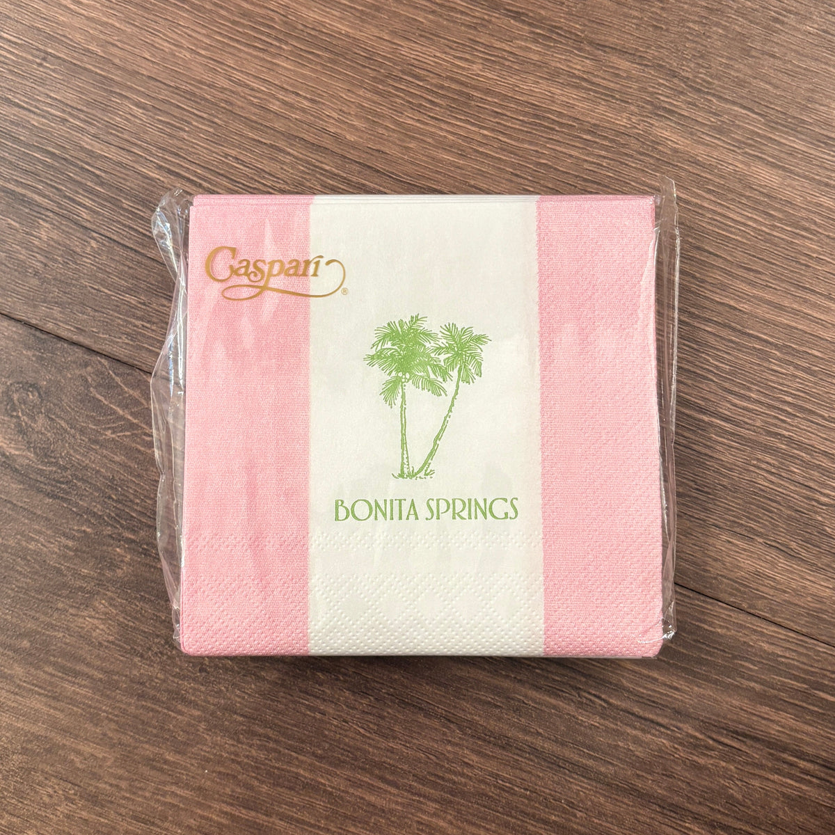 Bonita Springs Palm Light Pink Cocktail Napkins
