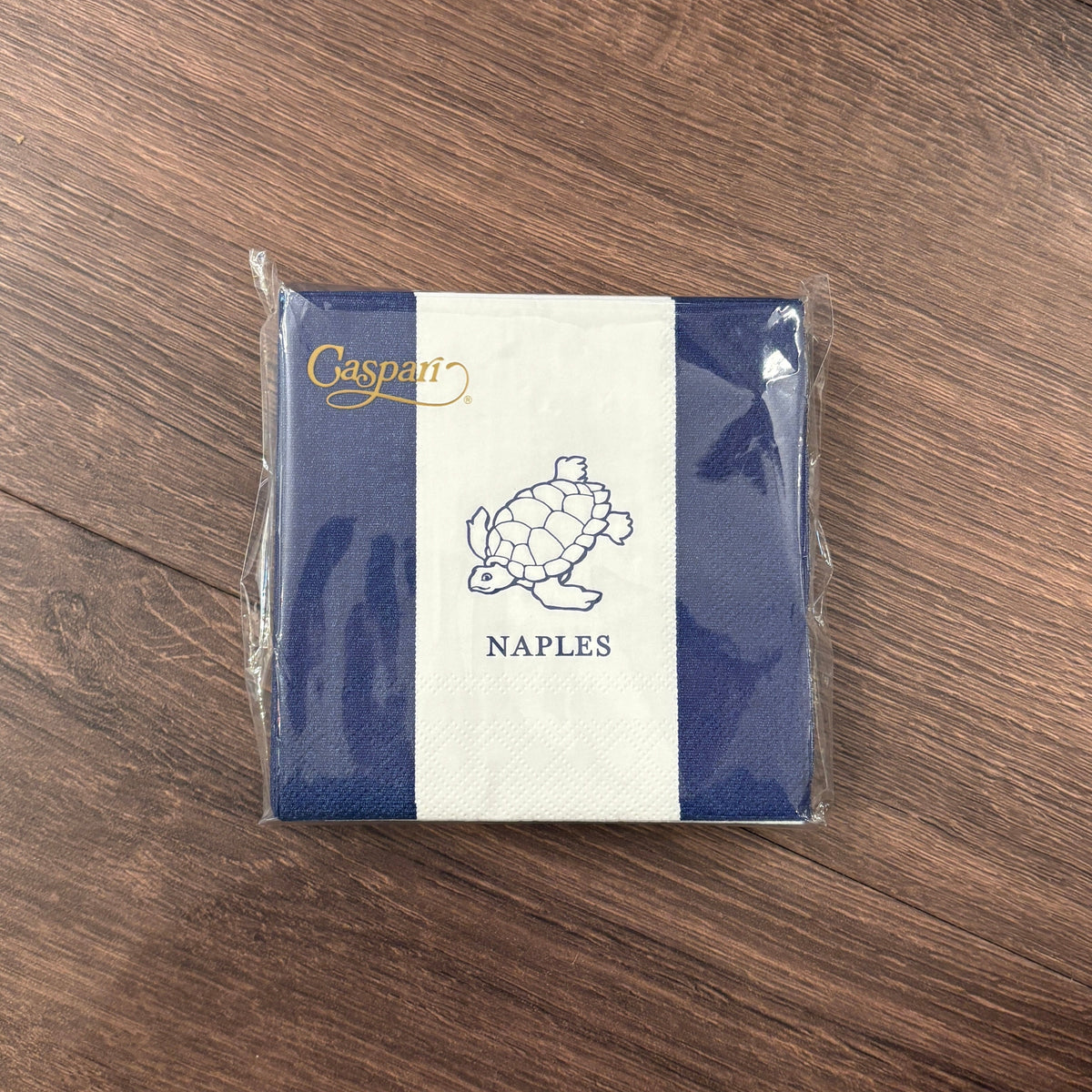 Naples Turtle Navy Cocktail Napkins
