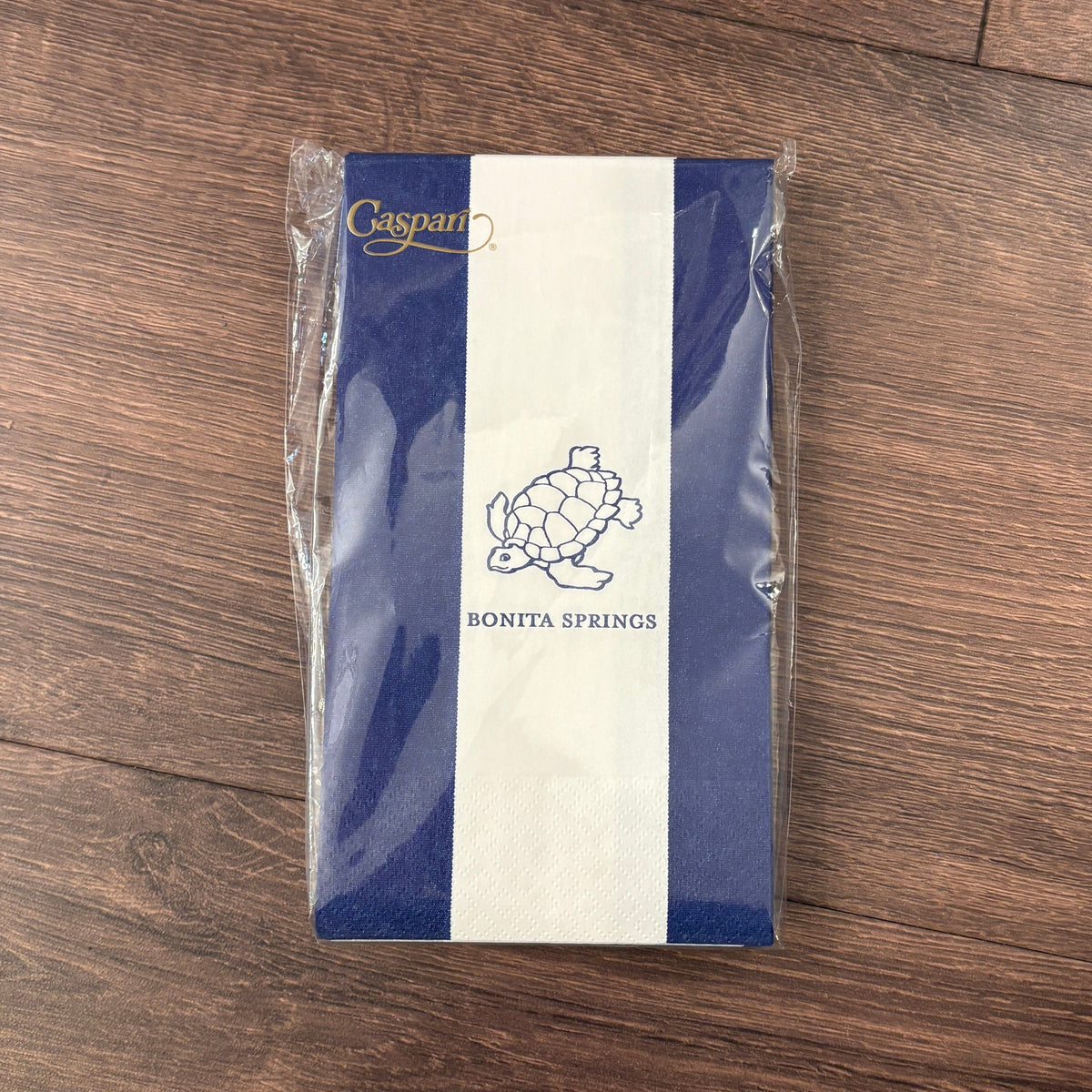 Bonita Springs Turtle Navy Guest Towels