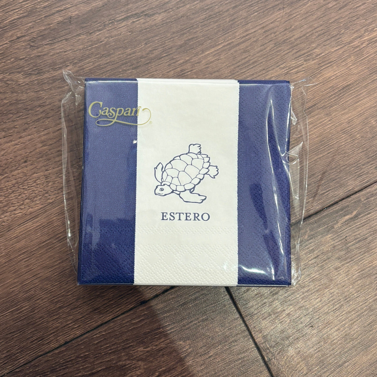 Estero Turtle Navy Cocktail Napkins