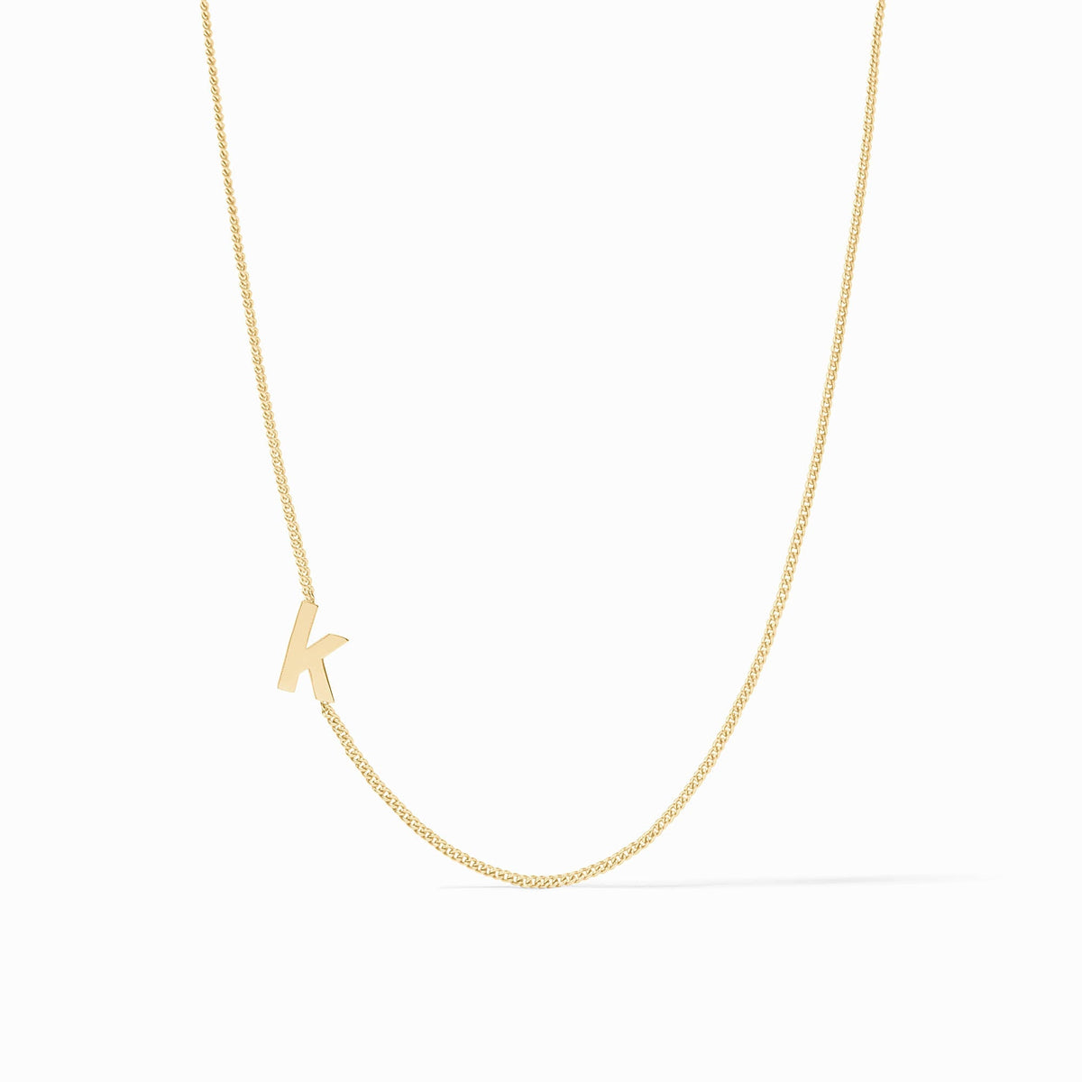 Julie Vos Initial Delicate Necklace, K