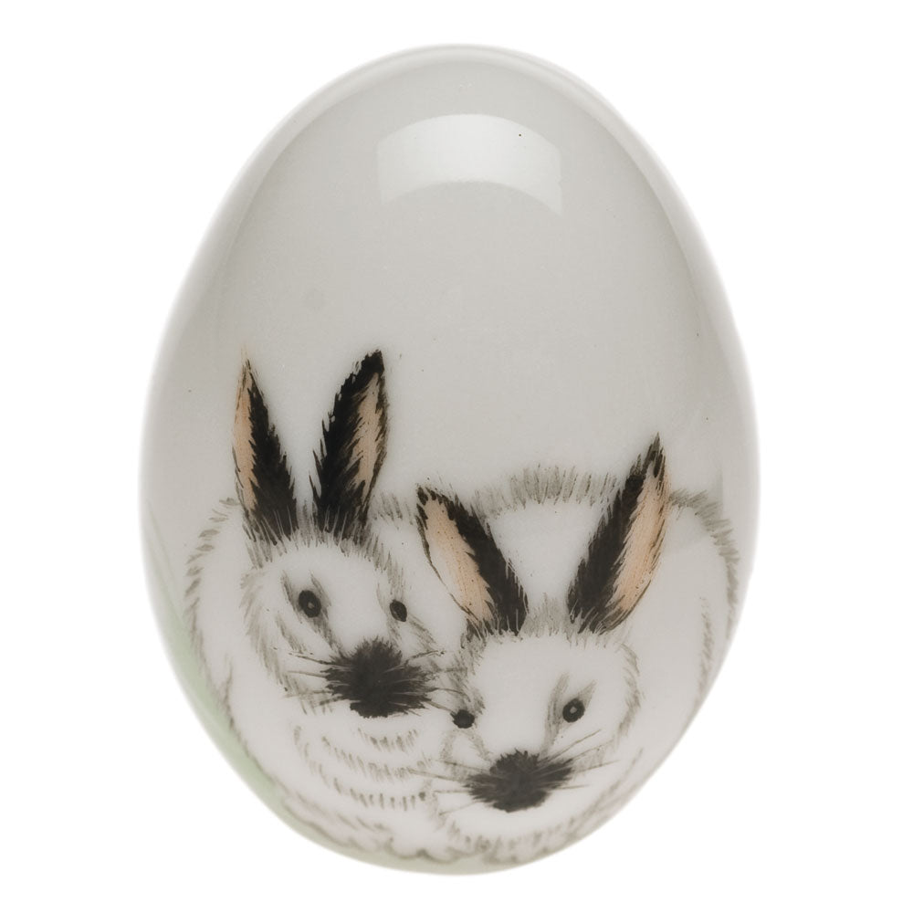 Miniature Egg — Black & White · Bunnies