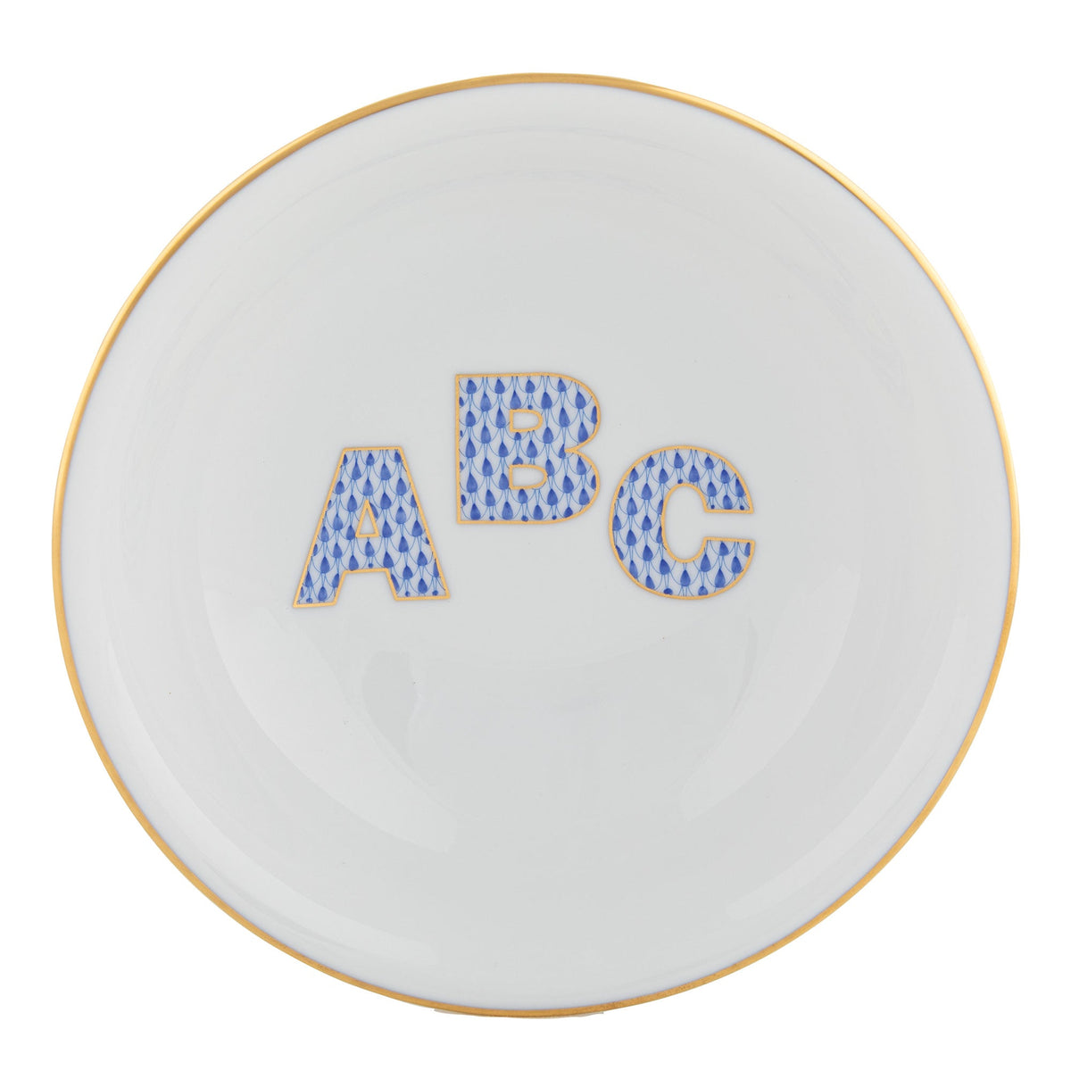 Bowl with Abc — Blue