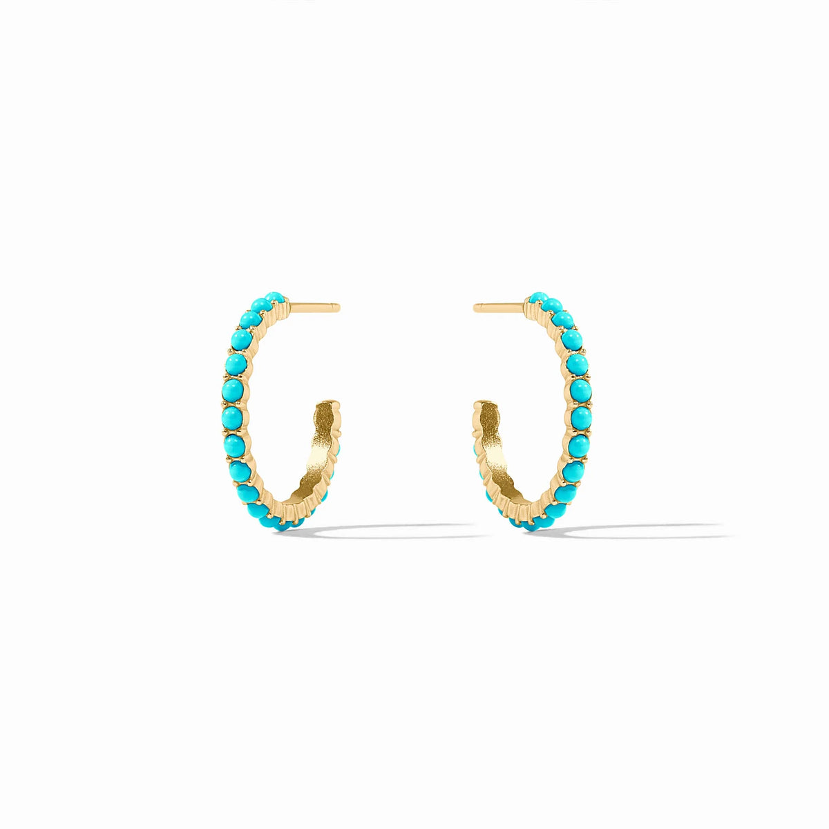Turquoise Blue Juliet Hoop