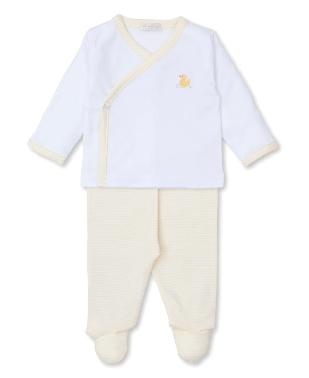 Premier Duckling Hand Embroidered Duckling Footed Pant Set