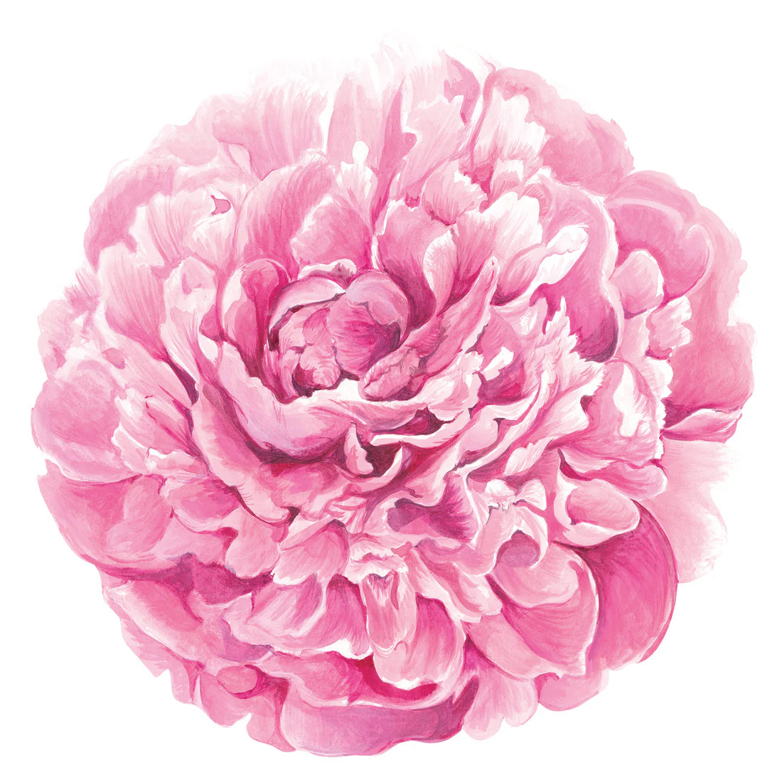 Die-Cut Peony Placemat