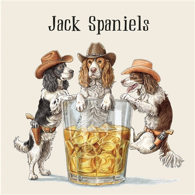Jack Spaniels Cocktail Napkin