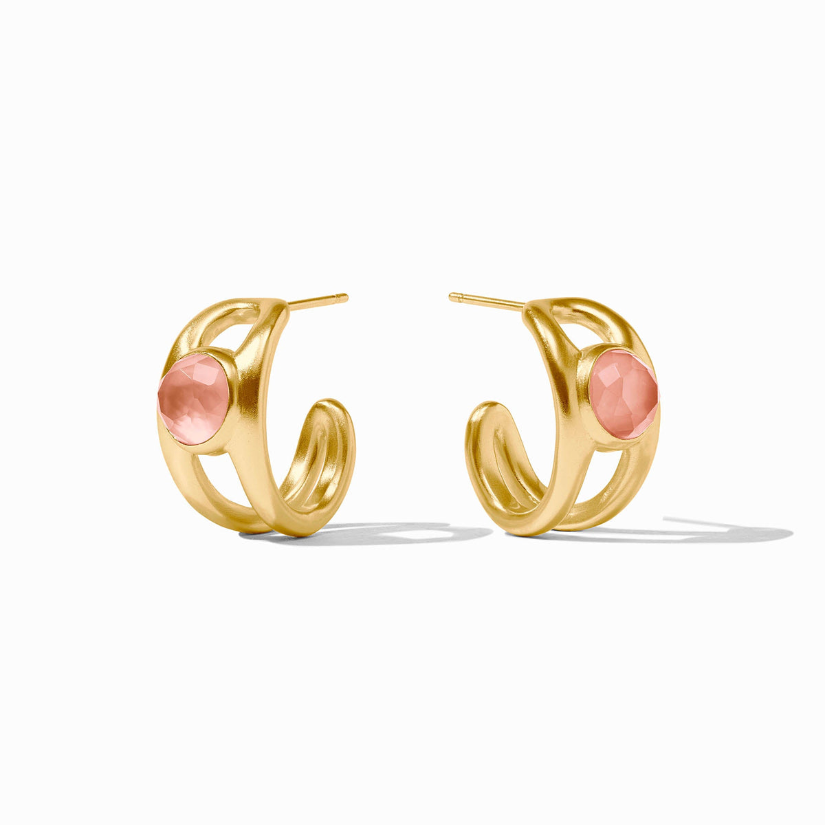 Julie Vos Laguna Stone Hoop, Iridescent Melon