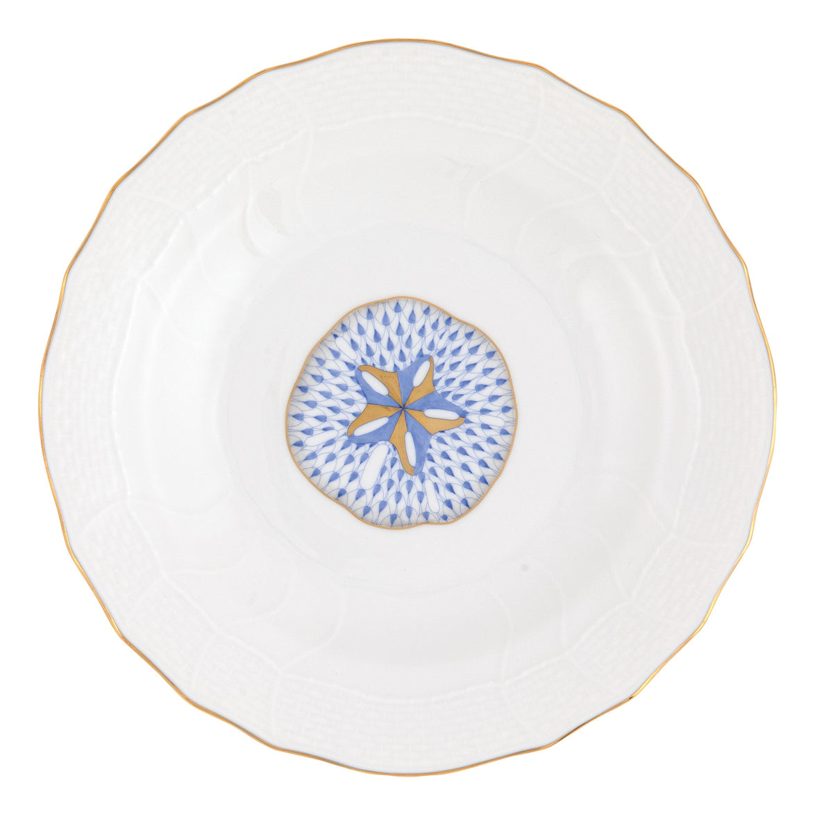 Aquatic Dessert Dessert Plate, Blue