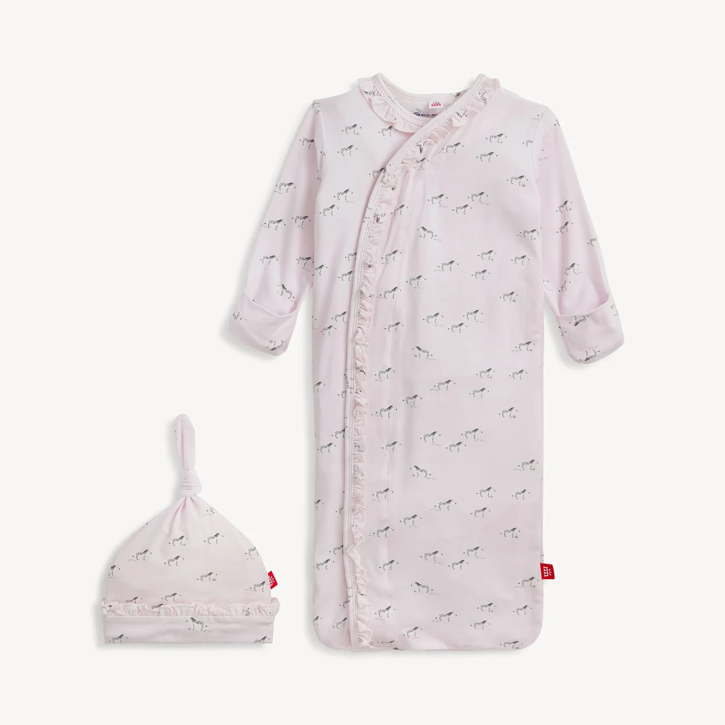 Modal Gown + Hat with Ruffle