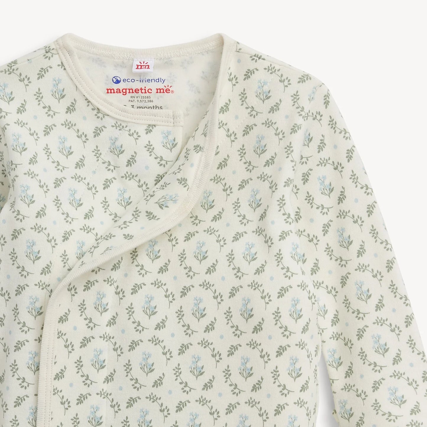 Eloise Organic Cotton Footie + Hat