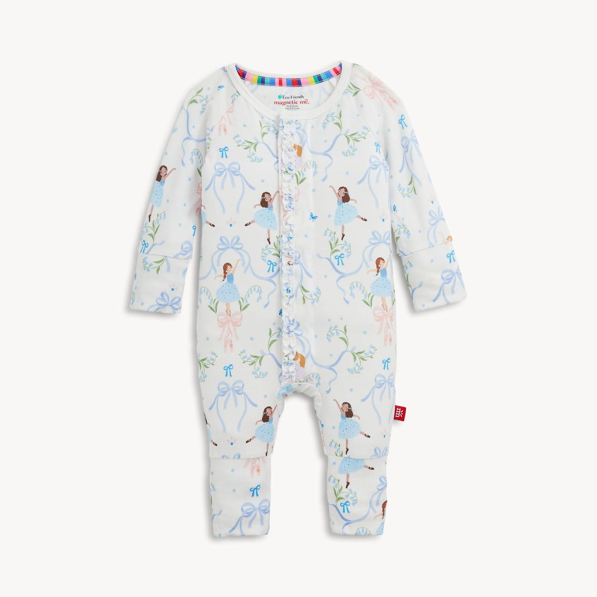 Magnetic Me It Takes Tutu Modal Ruffle Conv Coverall, 9-12m