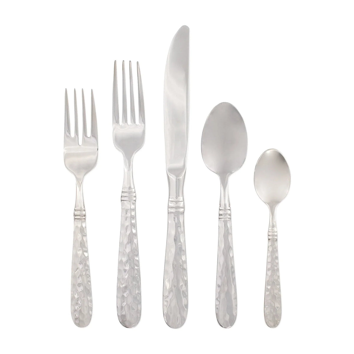 Martellato Stainless Steel Five-Piece Place Setting