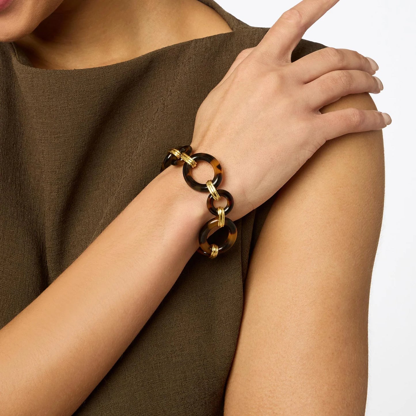 Tortoiseshell Madison Link Bracelet