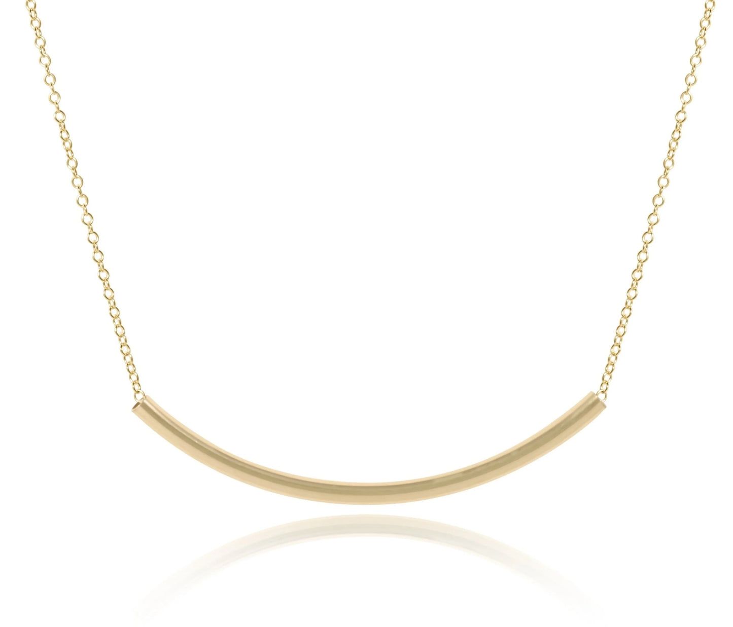 16" Necklace Gold - Bliss Bar Gold