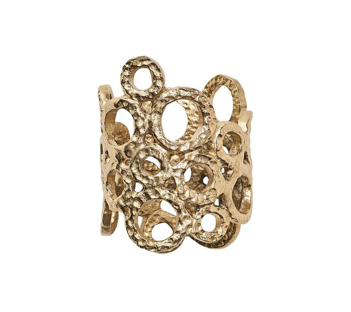 Orbit Napkin Ring in Gold