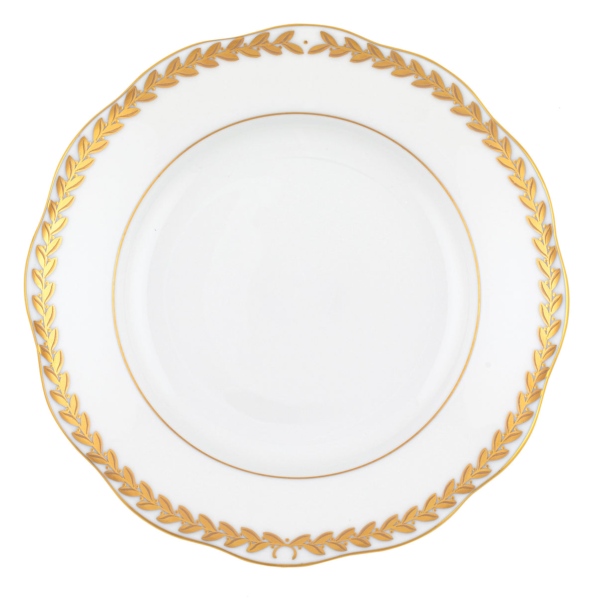 Golden Laurel Salad Plate