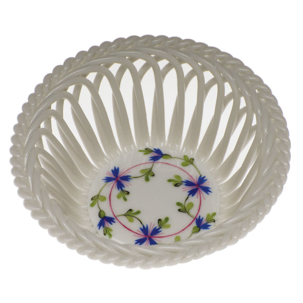 Blue Garland Small Openwork Basket