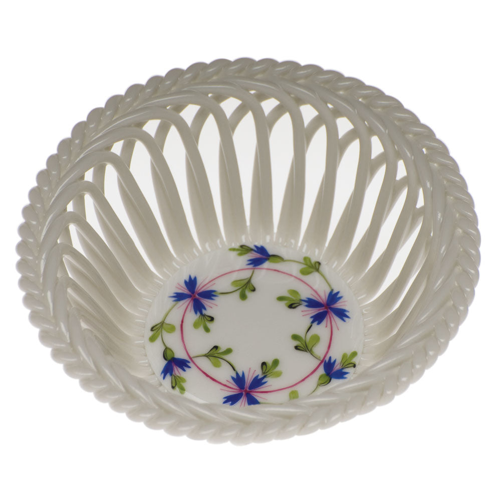 Blue Garland Small Openwork Basket