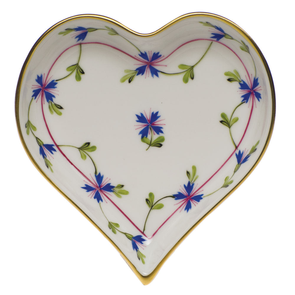Blue Garland Small Heart Tray