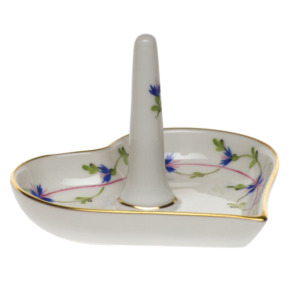 Blue Garland Ring Holder, Motif 91
