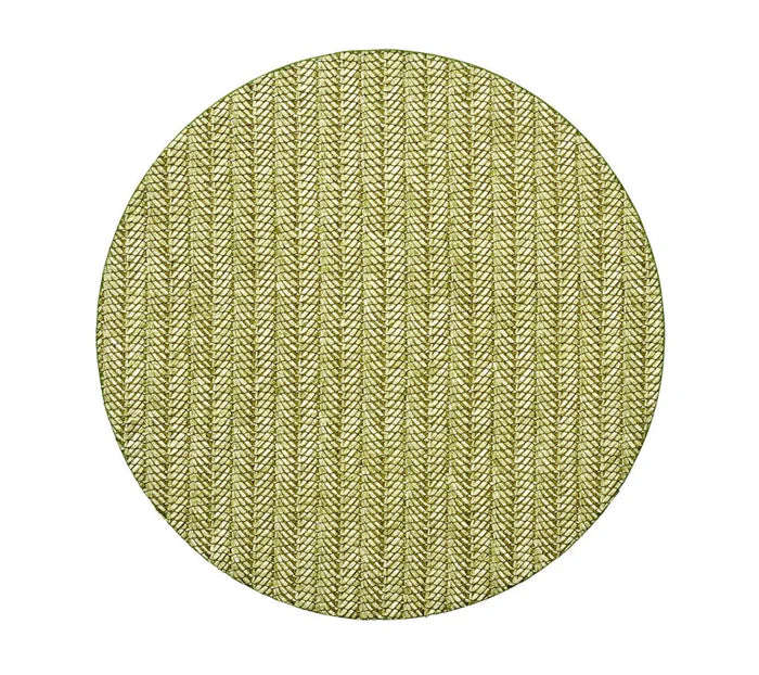 Chevron Placemat in Moss