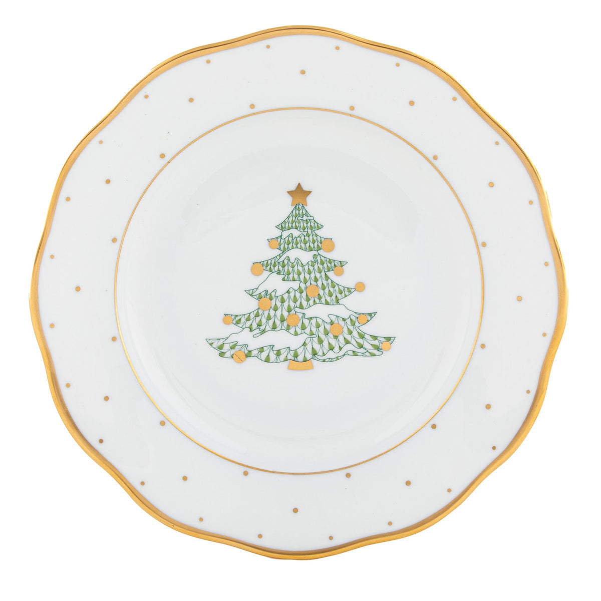 Christmas Dessert Plate - Tree, Tree