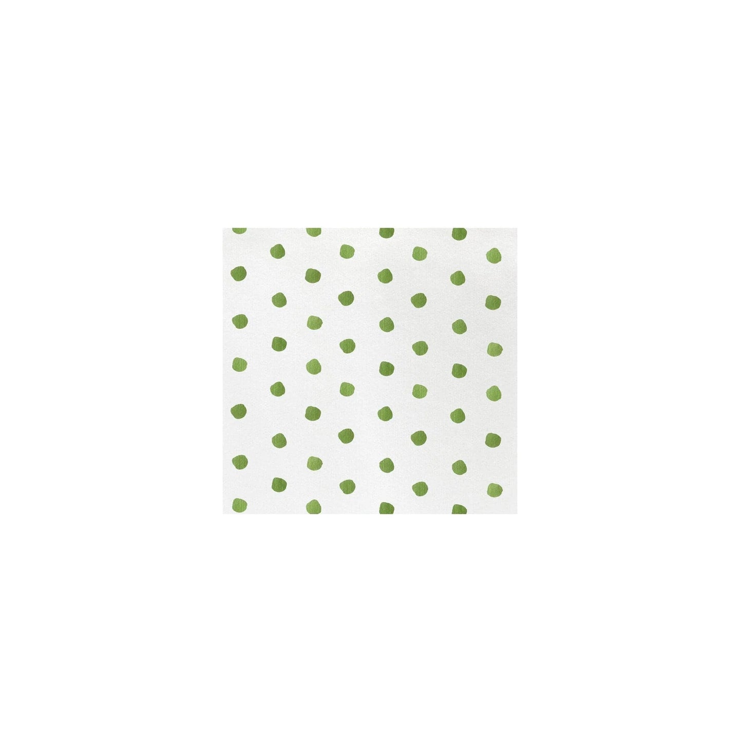 Papersoft Napkins Dot Green Cocktail Napkins