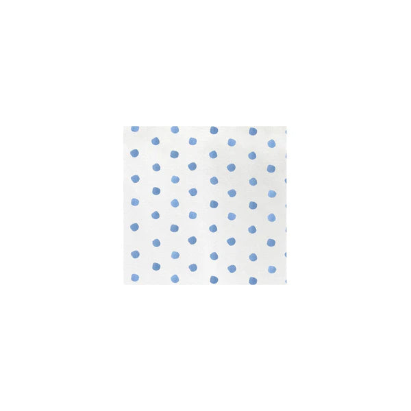 Papersoft Napkins Dot Green Cocktail Napkins