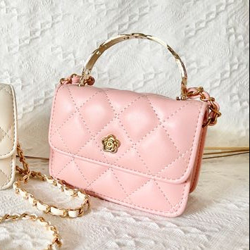 Faux Leather Quilt Purse