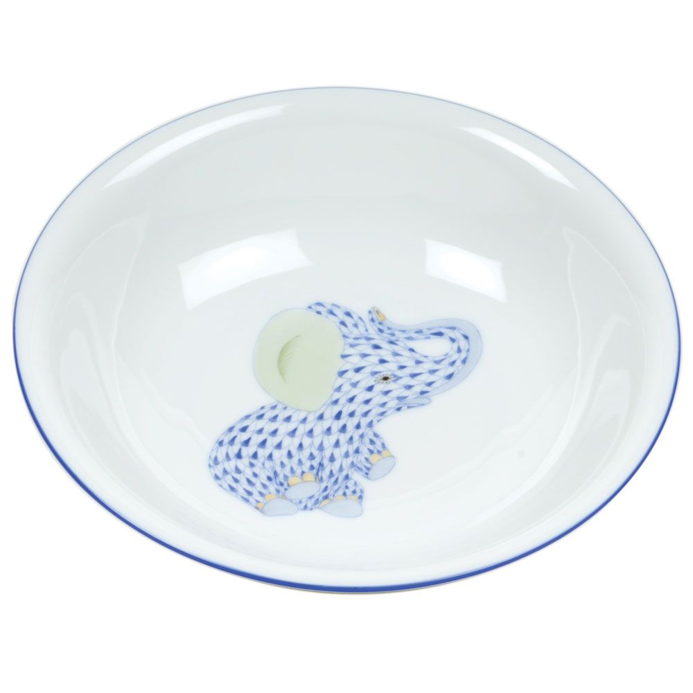 Elephant Bowl in Blue